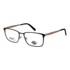 Harley-davidson Rectangle-frame Titanium Glasses In Brown