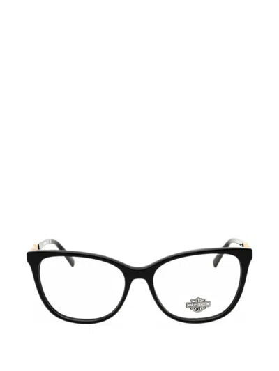 Harley-davidson Cat-eye Frame Glasses In Black