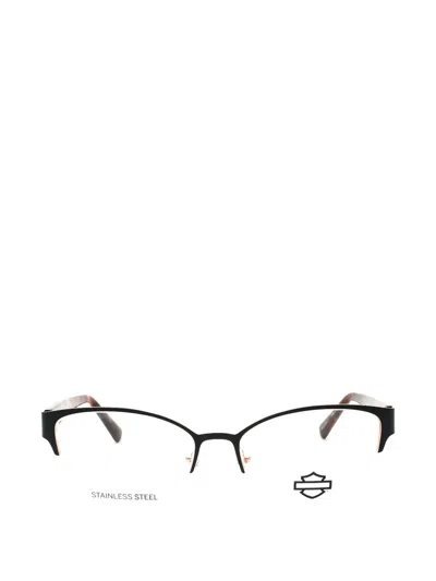 Harley-davidson Cat-eye Frame Glasses In Black