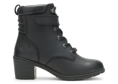 Pre-owned Harley-davidson Harleydavidson Fannin 5 Lace Boots (women's) Sneakers In Black