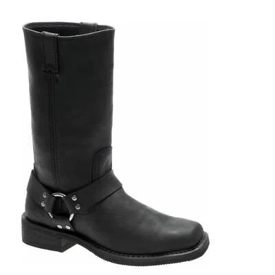 Pre-owned Harley-davidson Bowden Men's Boot In Black
