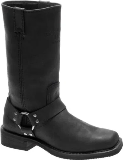 Pre-owned Harley-davidson Footwear Unisex-adult Bowden Motorcycle Boot In Black