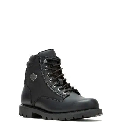 Pre-owned Harley-davidson Men's 5" Clarkson Riding Boot Black - D93862, Black
