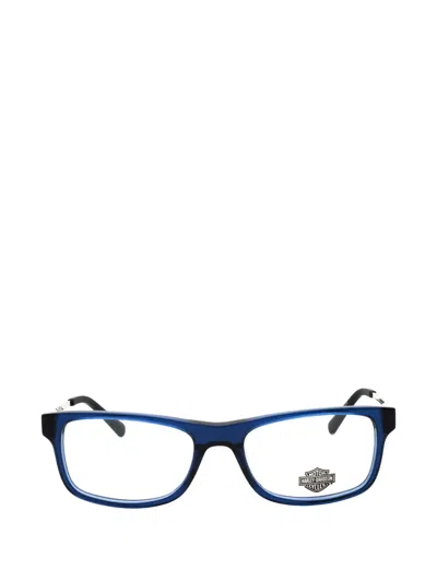 Harley-davidson Hd0143t Square-frame Glasses In Blue
