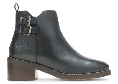 Pre-owned Harley-davidson Harleydavidson Jonetta Buckle Boots (women's) Sneakers In Black