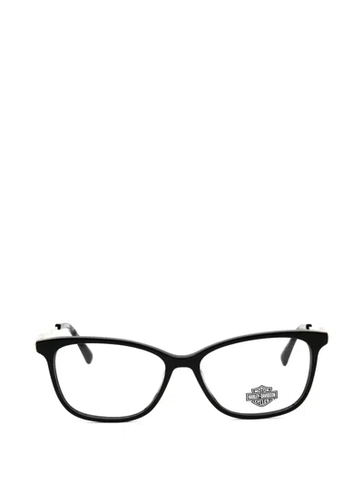 Harley-davidson Logo-plaque Glasses In Black