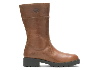 Pre-owned Harley-davidson Harleydavidson Lynwood Pull On Boots (women's) Sneakers In Brown