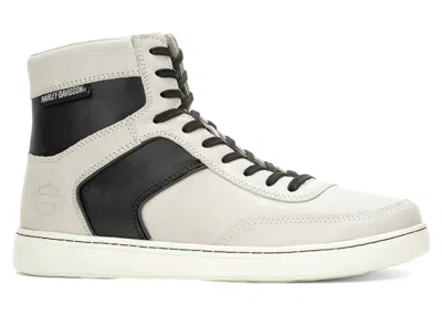 Pre-owned Harley-davidson Men's Harleydavidson Grady Ride Sneakers In White