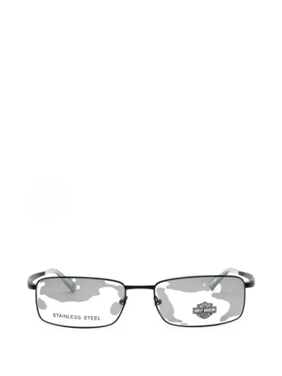 Harley-davidson Rectangle-frame Glasses In 블랙