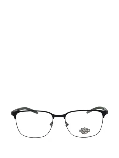 Harley-davidson Rectangle-frame Glasses In Black