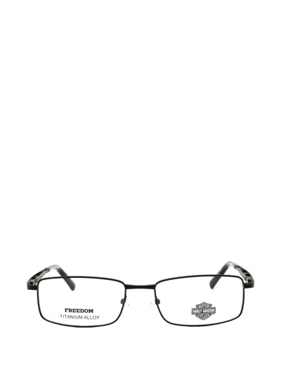 Harley-davidson Rectangle-frame Glasses In Black