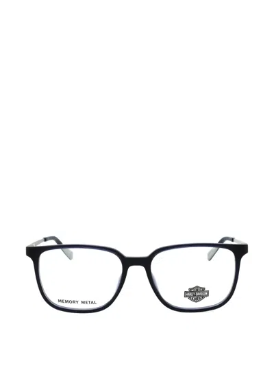 Harley-davidson Rectangle-frame Glasses In Black