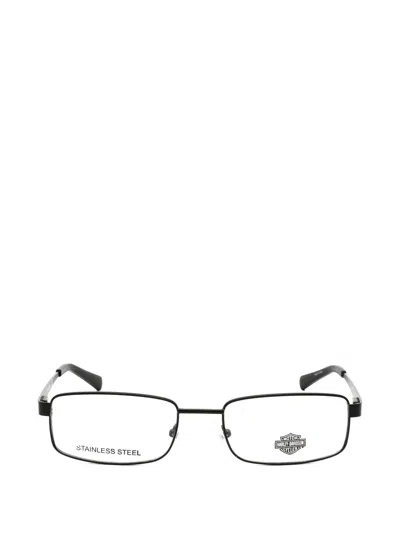 Harley-davidson Rectangle-frame Glasses In Black