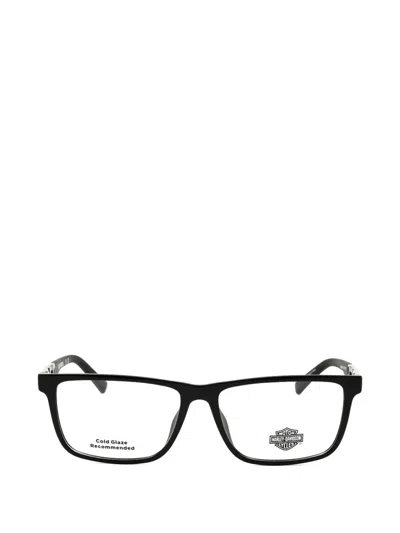 Harley-davidson Rectangle-frame Glasses In Black
