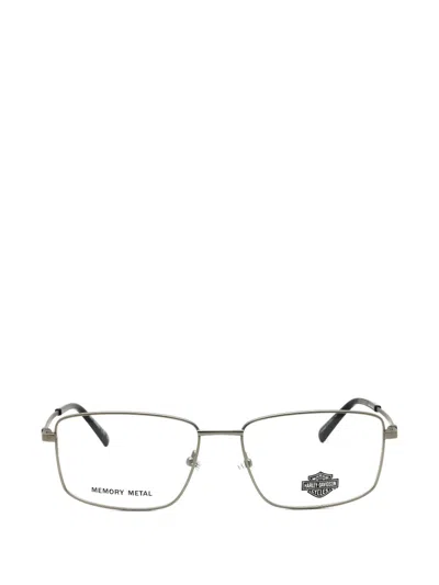 Harley-davidson Rectangle-frame Glasses In Gray