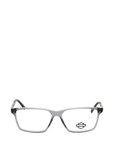 Harley-davidson Rectangle-frame Glasses In Gray