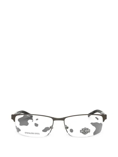 Harley-davidson Rectangle-frame Glasses In Yellow
