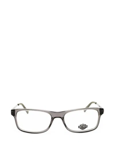 Harley-davidson Rectangle-frame Glasses In Grey