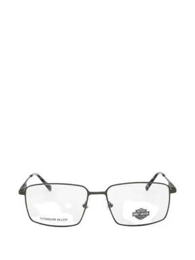 Harley-davidson Rectangle-frame Glasses In Grey
