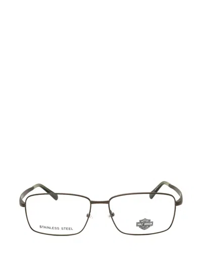 Harley-davidson Rectangle-frame Glasses In Grey