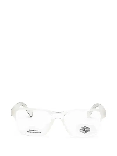 Harley-davidson Rectangle-frame Glasses In Transparent