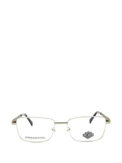 Harley-davidson Rectangle-frame Glasses In Transparent