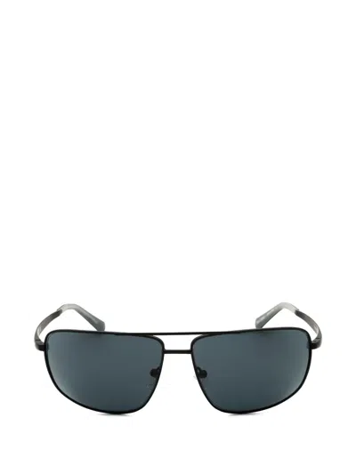Harley-davidson Rectangle-frame Sunglasses In Black