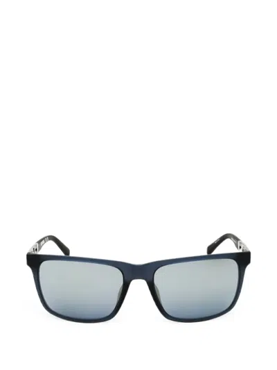 Harley-davidson Rectangle-frame Sunglasses In Blue