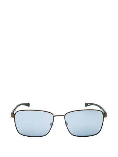 Harley-davidson Rectangle-frame Sunglasses In Gray