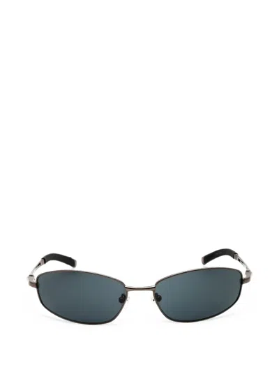 Harley-davidson Rectangle-frame Sunglasses In Grey
