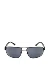 Harley-davidson Rectangle-frame Sunglasses In Black