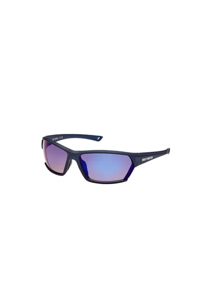 Harley-davidson Semi Rimless Wraparound Sport Sunglasses In Black