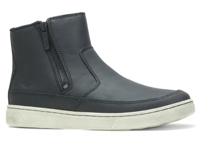 Pre-owned Harley-davidson Harleydavidson Silvana Dual Zip Boots (women's) Sneakers In Black