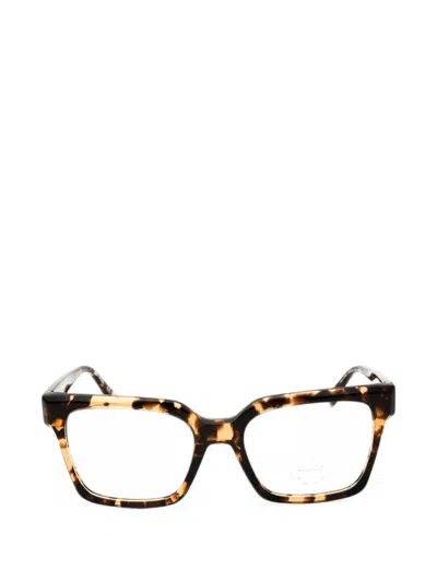Harley-davidson Tortoiseshell-effect Rectangle-frame Glasses In Multi