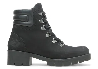 Pre-owned Harley-davidson Harleydavidson Trawood Boots (women's) Sneakers In Black