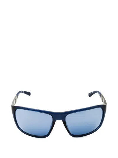 Harley-davidson Wrap-frame Sunglasses In Blue