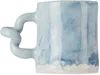 Harlie Brown Studio Blue Neptune Wiggle Mug In Neptune Blue