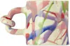 Harlie Brown Studio Multicolor Splatter Me Like Pollock Wiggle Mug In Multi