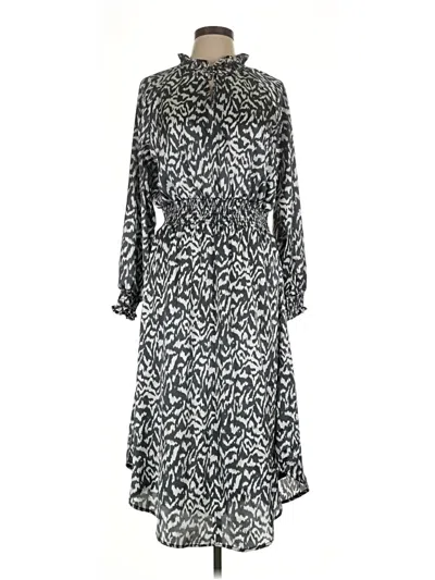 Pre-owned Harlow & Rose Casual Dress In Gray