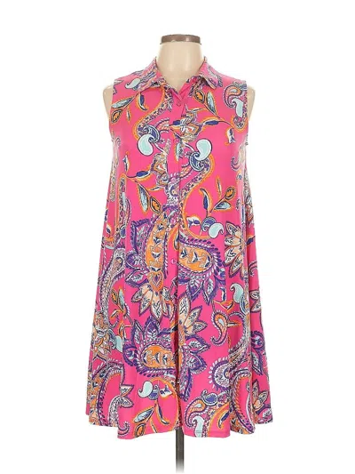 Pre-owned Harlow & Rose Casual Dress In Pink