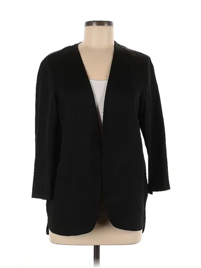 Pre-owned Harlowe & Graham Blazer Jacket In Black