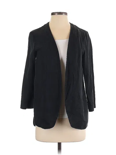 Pre-owned Harlowe & Graham Blazer Jacket In Black