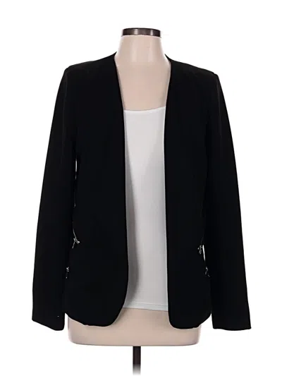 Pre-owned Harlowe & Graham Blazer Jacket In Black