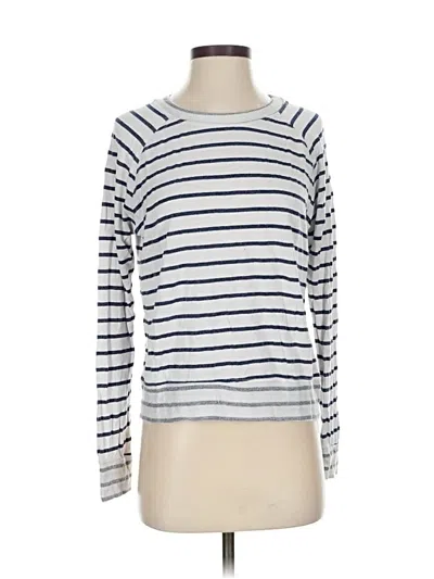 Pre-owned Harlowe & Graham Long Sleeve T-shirt In Silver