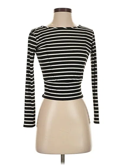 Pre-owned Harlowe & Graham Long Sleeve Turtleneck In Black