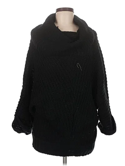 Pre-owned Harlowe & Graham Pullover Sweater In Black