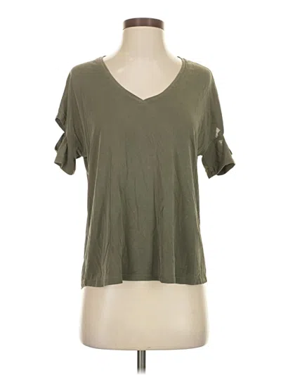 Pre-owned Harlowe & Graham Short Sleeve T-shirt In Green