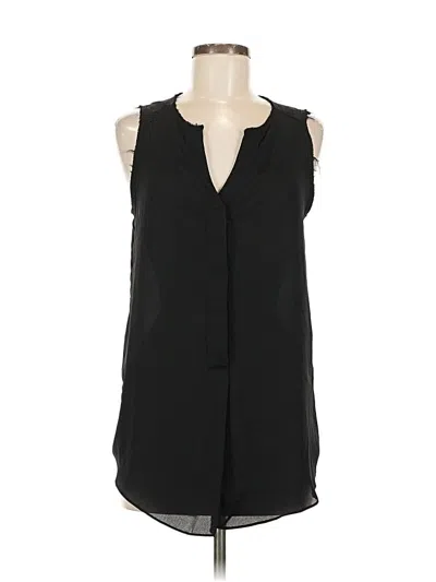 Pre-owned Harlowe & Graham Sleeveless Blouse In Black
