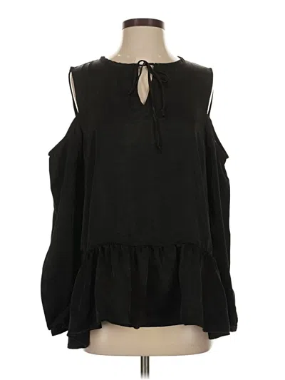 Pre-owned Harlowe & Graham Sleeveless Blouse In Black