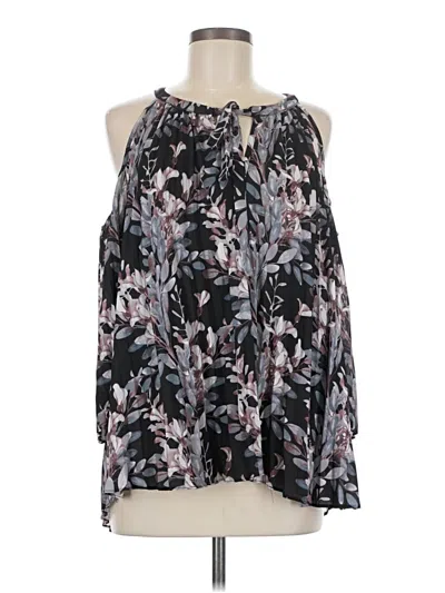 Pre-owned Harlowe & Graham Sleeveless Blouse In Black